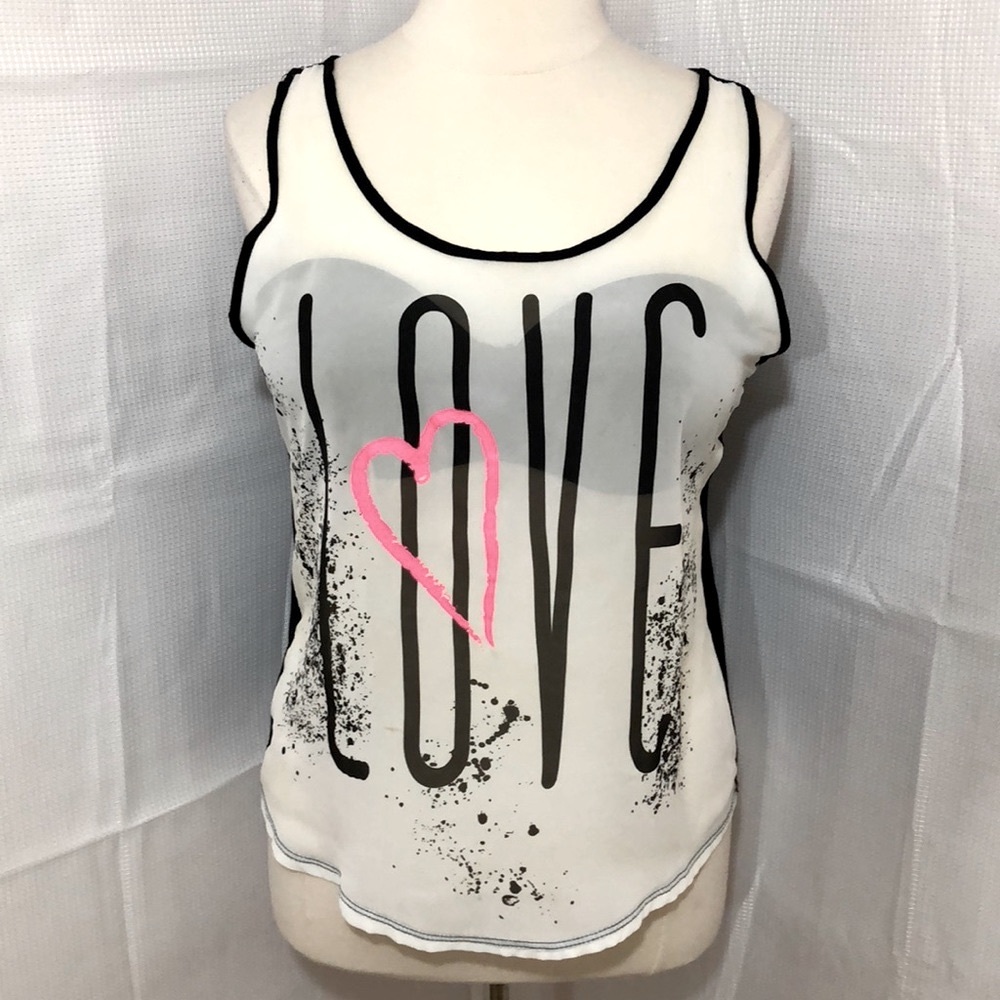Color Block Sleeveless Tee